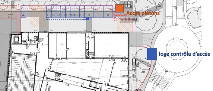 Plan du théâtre de Carouge